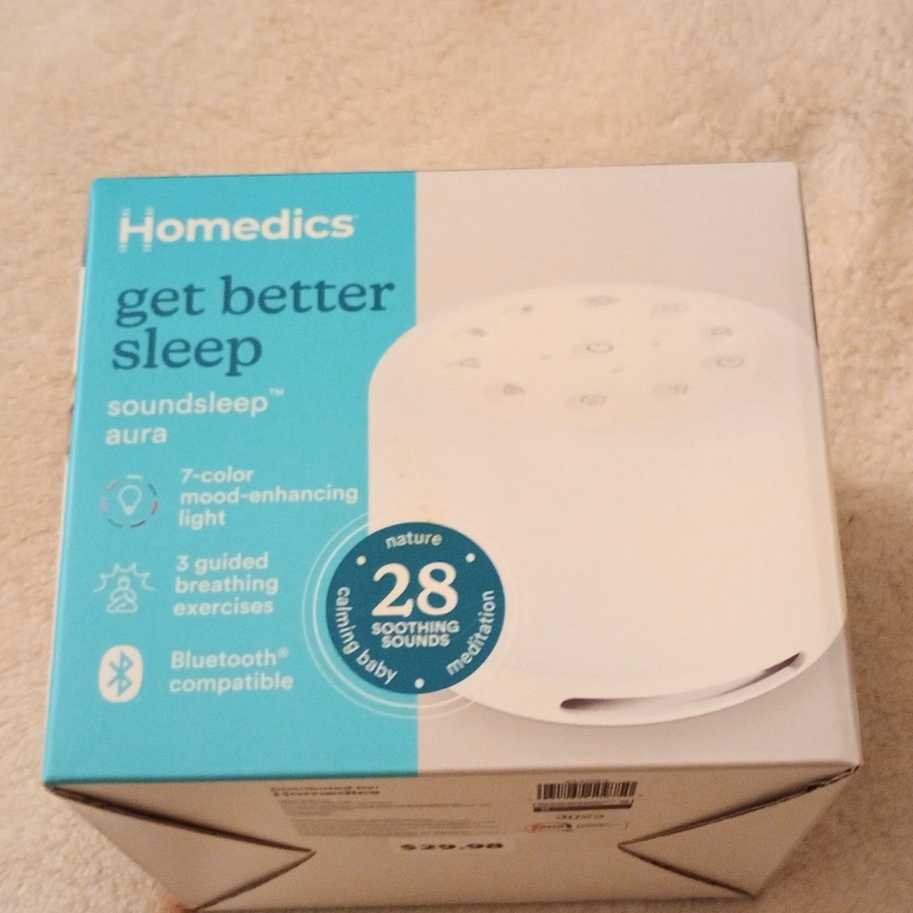 Homedics Aura White Sound Machine